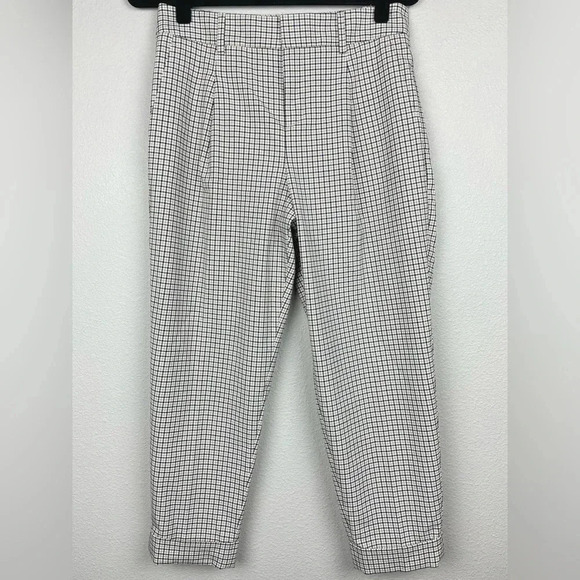 Banana Republic Women’s 6 PETITE Highrise Tapered Pleat Front Crop Ankle Pants P - Picture 1 of 15